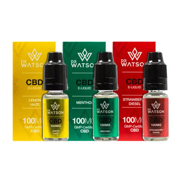 Dr Watson 100mg CBD Vaping Liquid 10ml - Menthol - CBD