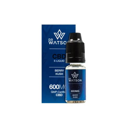 Dr Watson 600mg CBD Vaping Liquid 10ml - Berry Kush - CBD