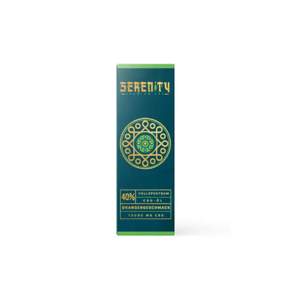 Serenity Full Spectrum 40% CBD Oil with Orange Flavor 30ml -