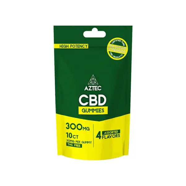 Aztec CBD Broad Spectrum 300mg CBD Gummies - 10 Pieces - CBD