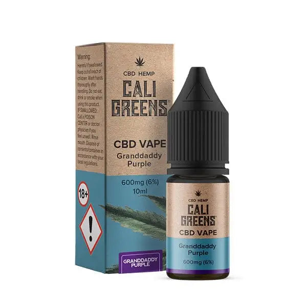 Cali Greens 600mg CBD Vape E-liquid 10ml - CBD Products