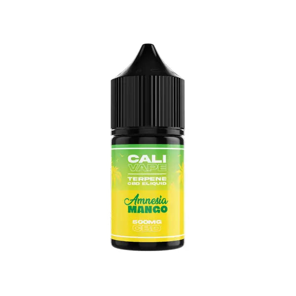 CALI VAPE 500mg Full Spectrum CBD E-liquid 10ml - Amnesia