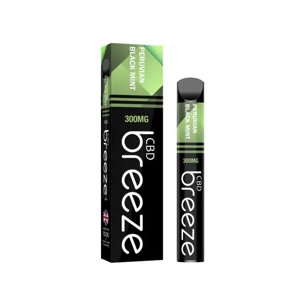 CBD Breeze Bar 300mg CBD Disposable Vape Device 600 Puffs -