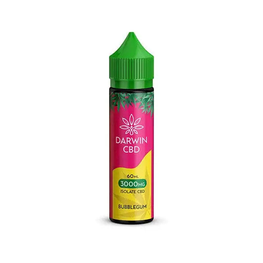 Darwin 3000mg CBD Isolate E-Liquid 60ml - Bubblegum - CBD