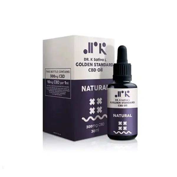 Dr K CBD Natural Golden Standard 1000mg CBD Oil - 30ml - CBD