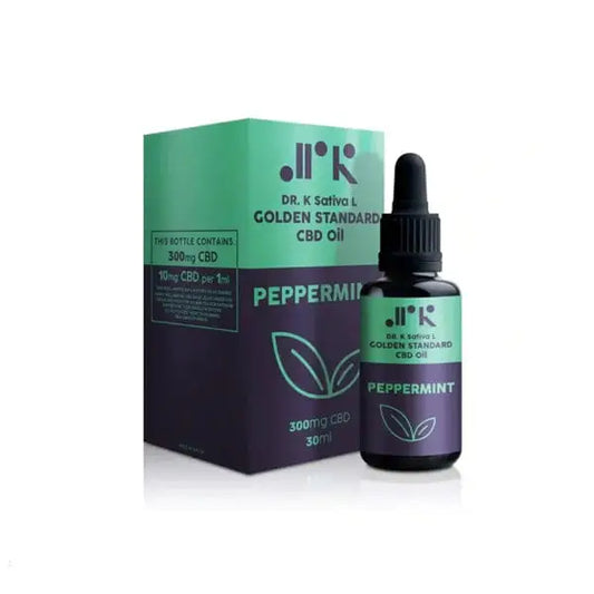 Dr K CBD Peppermint Golden Standard 500mg CBD Oil - 30ml -