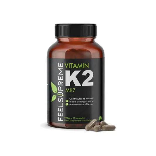 Feel Supreme 6000ug Vitamin K2 MK7 Capsules - 60 Caps - CBD