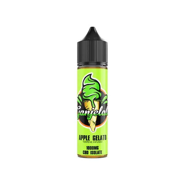 Ganjelato 1000mg CBD Isolate E-liquid 50ml (50VG/50PG) - CBD