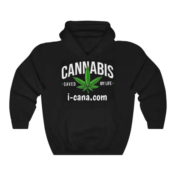 iCana Unisex Heavy Blend™ Hooded Sweatshirt - Black / S -