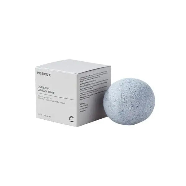 Mission C Lavender + 100mg CBD Bath Bomb - 140g - CBD