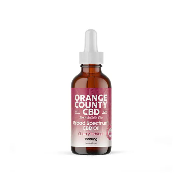 Orange County CBD 1000mg Flavoured Tincture Oil 30ml - CBD