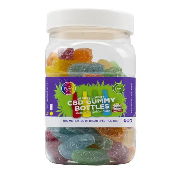 Orange County CBD 1600mg Gummies - Large Pack - Gummy Cubes