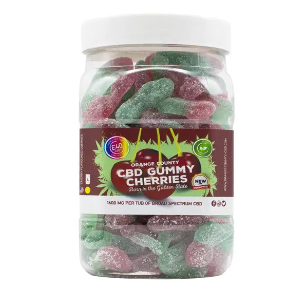 Orange County CBD 1600mg Gummies - Large Pack - Gummy Cubes