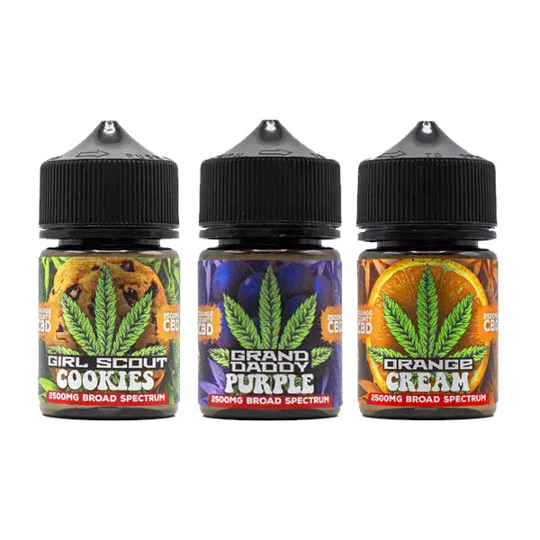 Orange County CBD Cali Range 2500mg CBD 50ml E-liquid