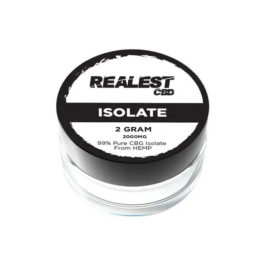 Realest CBD 2000mg CBG Isolate (BUY 1 GET 1 FREE) - CBD