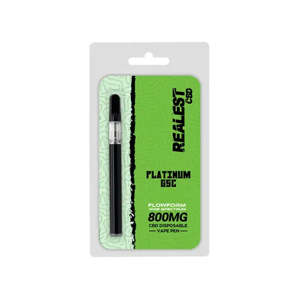 Realest CBD Bars 800mg CBD Disposable Vape Pen (BUY 1 GET 1