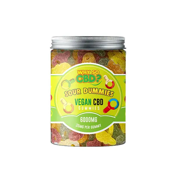 Why So CBD? 6000mg CBD Large Vegan Gummies - 11 Flavours -