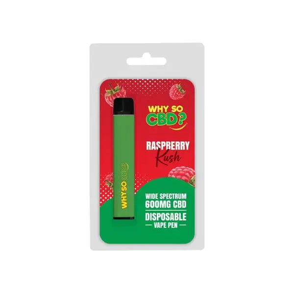 Why So CBD? 600mg Wide Spectrum CBD Disposable Vape Pen - 12