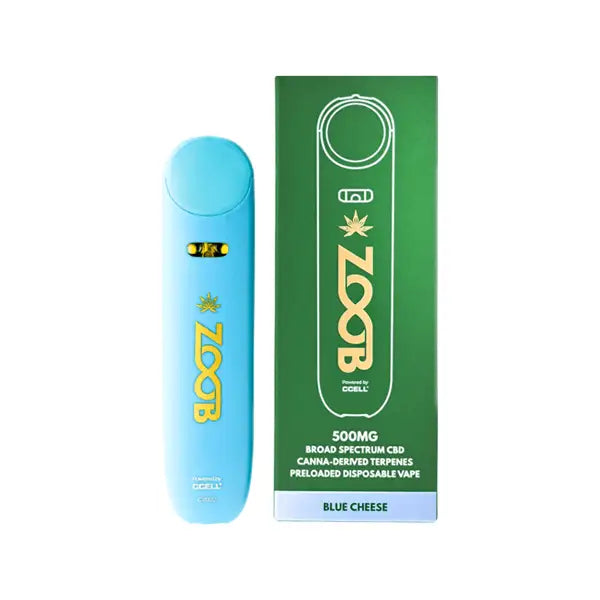 Zoob 500mg Broad Spectrum CBD Vape Pen - Blue Cheese - CBD